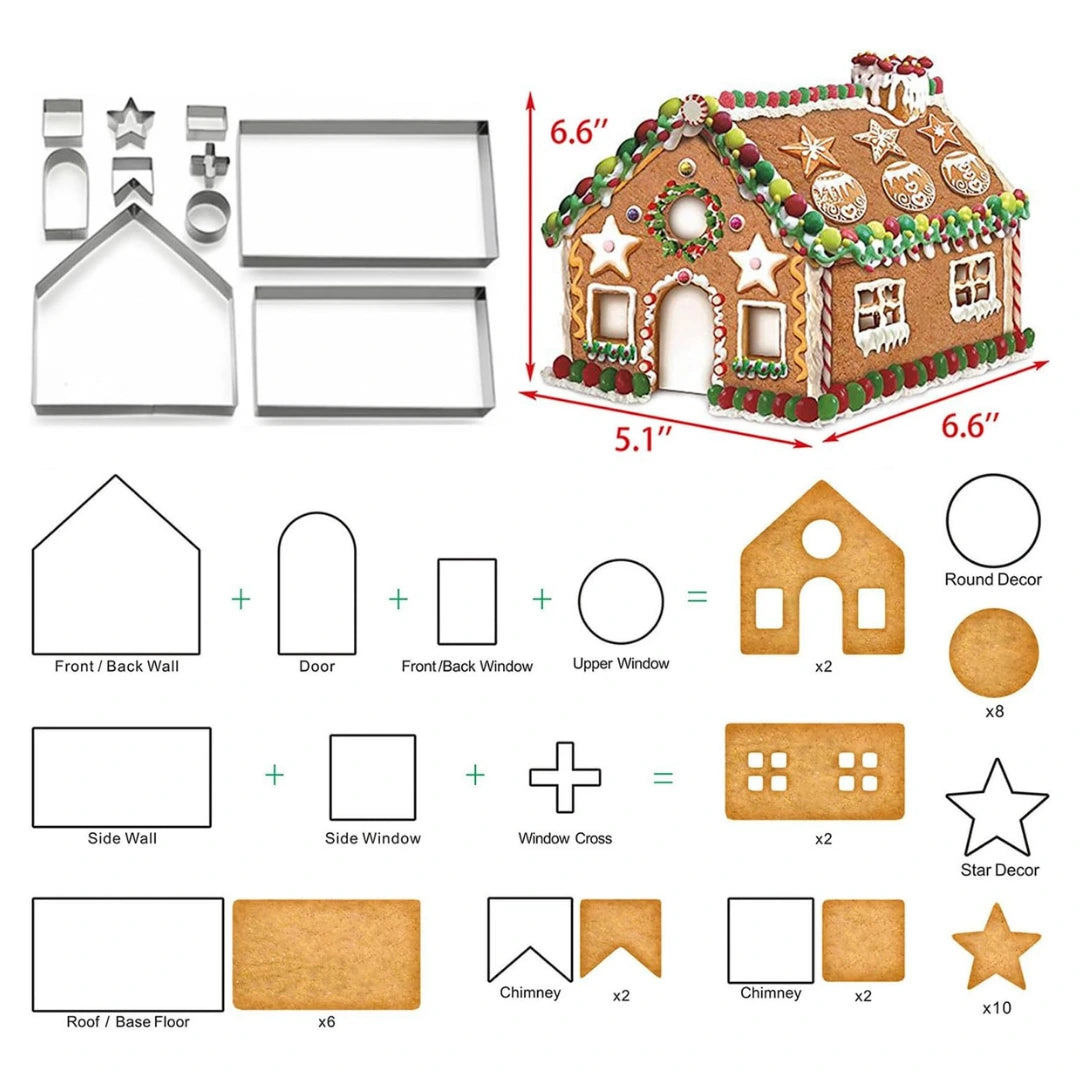 Gourmetific™ Christmas Cookie Cutters