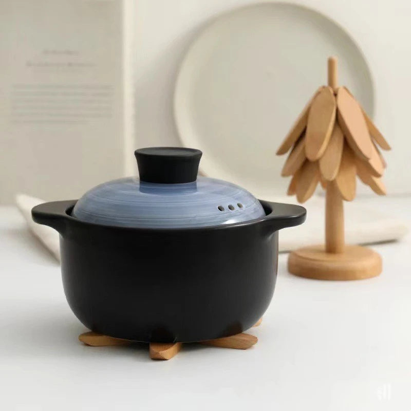 Gourmetific™ Tree-Shaped Wooden Trivet Set