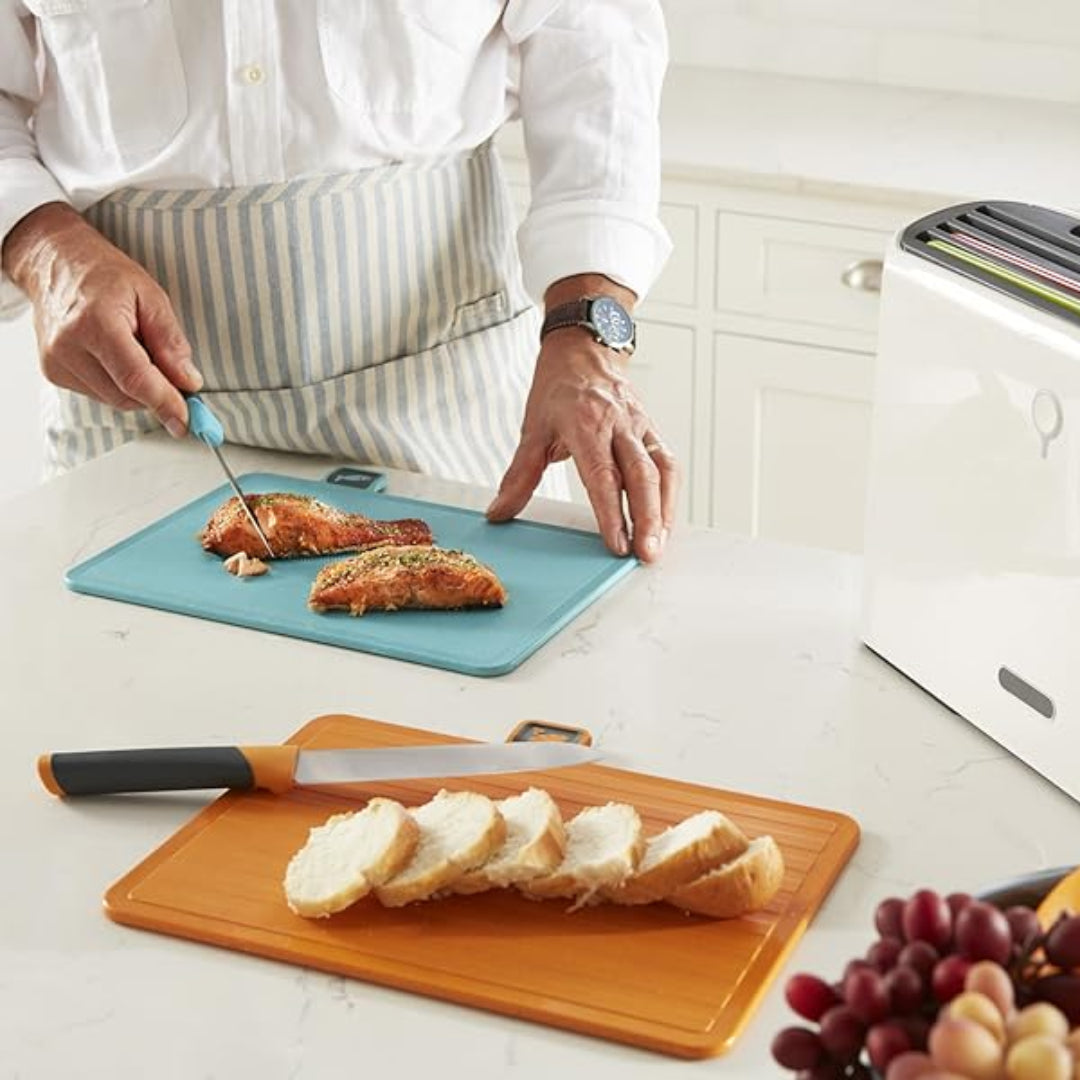 Gourmetific™ Smart Knife & Board Set