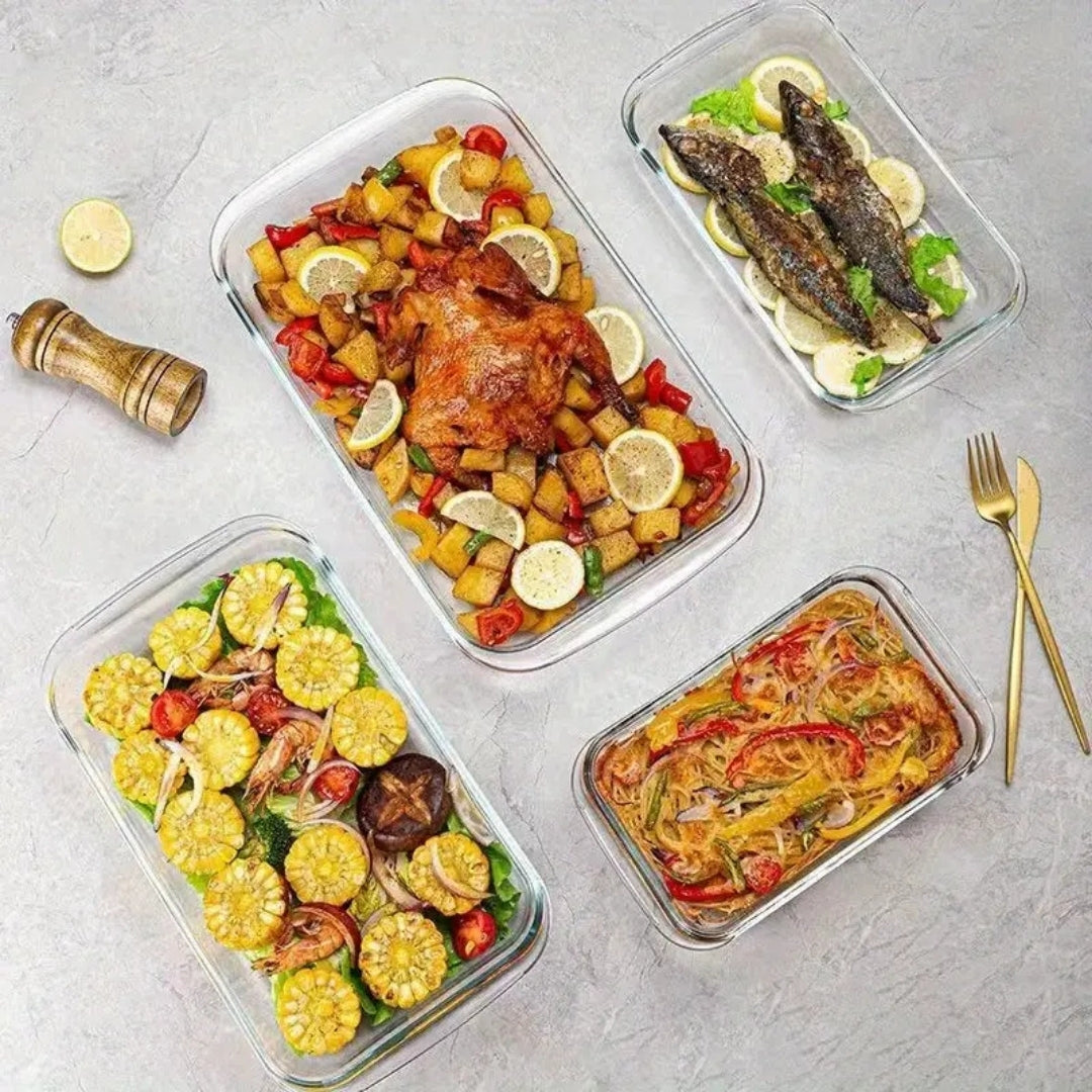Gourmetific™ Glass Baking Dish Set