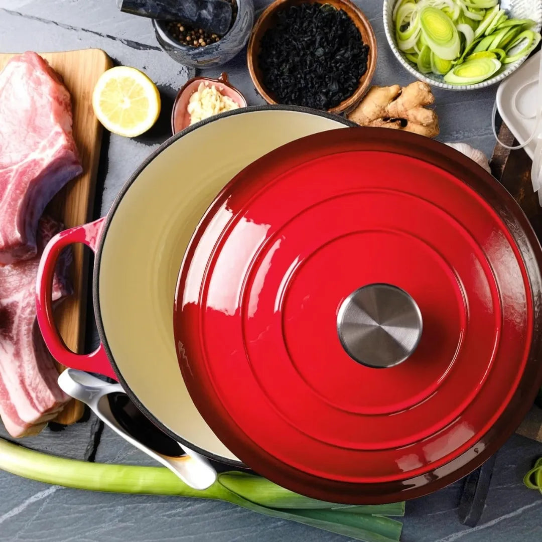 Gourmetific™ Cast Iron Dutch Oven