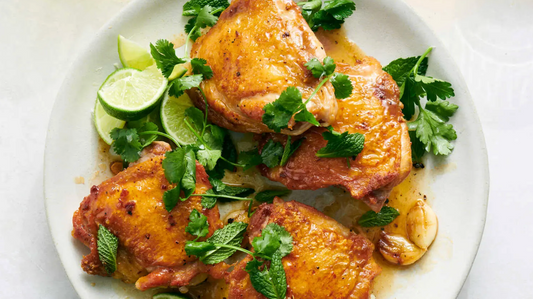 Crispy Chicken With Lime Butter