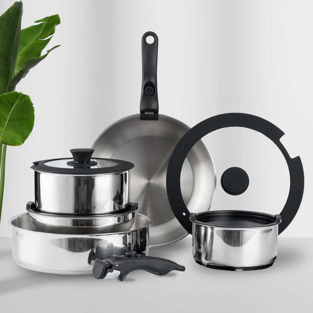 Gourmetific™ Stainless Steel Cookware Set