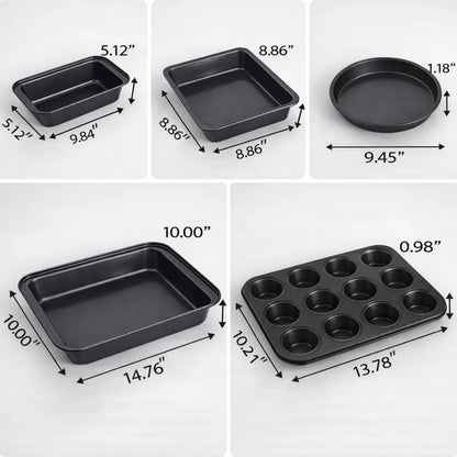 Gourmetific™ 5 Piece Bakeware Set