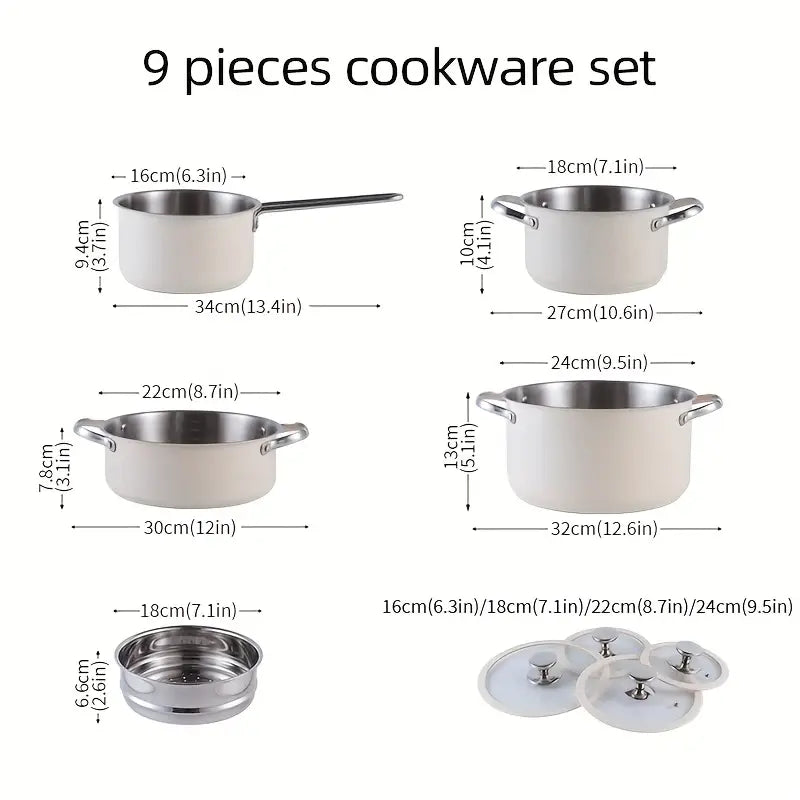 Gourmetific™ SteelCore Cookware Set