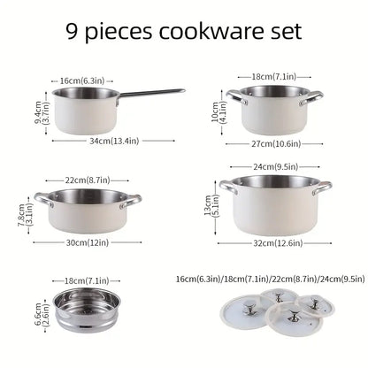 Gourmetific™ SteelCore Cookware Set