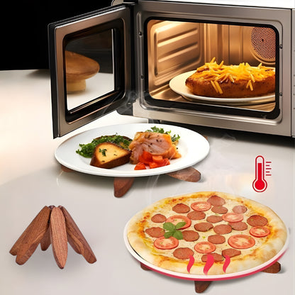 Gourmetific™ Tree-Shaped Wooden Trivet Set