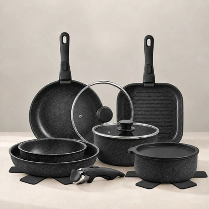 Gourmetific™ Cookware Set - Silver Touch