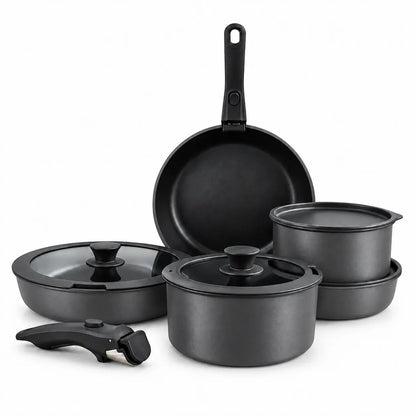 Gourmetific™ Cookware Set - Midnight Edition