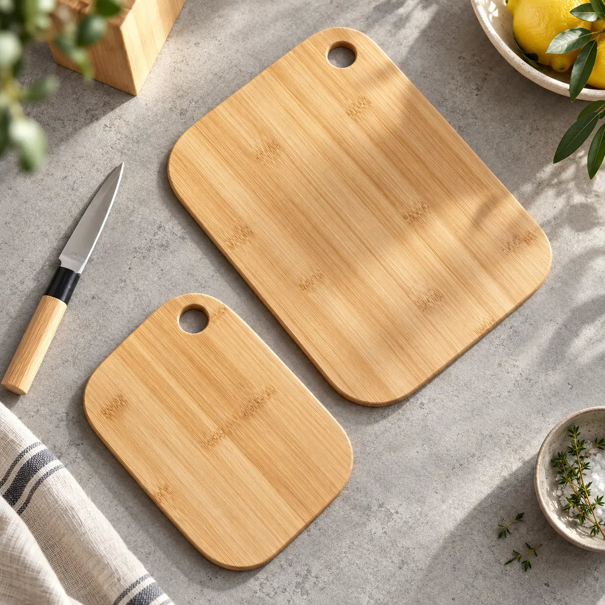 Gourmetific™ Bamboo Cutting Board