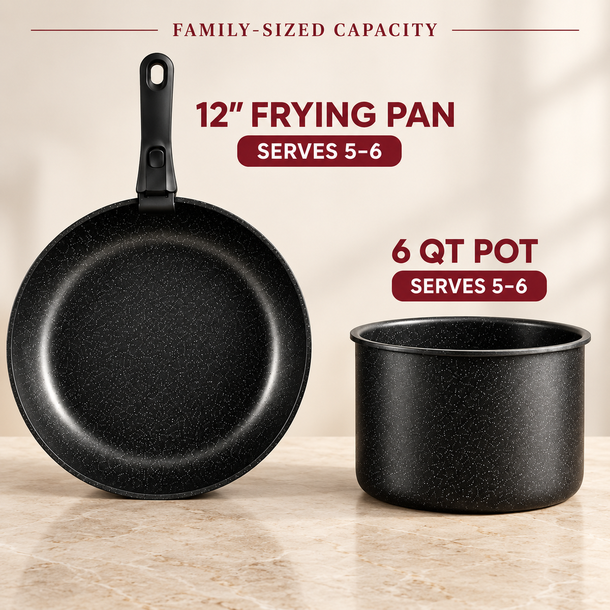 Gourmetific™ Cookware Set Plus