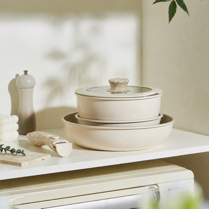 Gourmetific™ Cookware Set - Wooden Touch