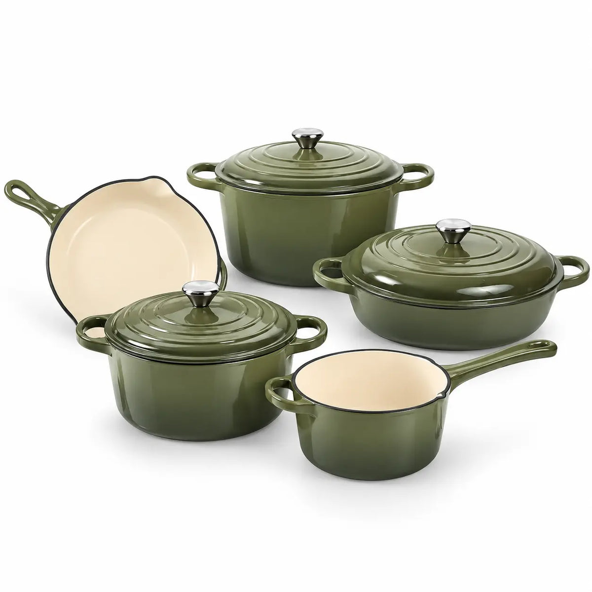 Gourmetific™ Cast Iron Cookware Set