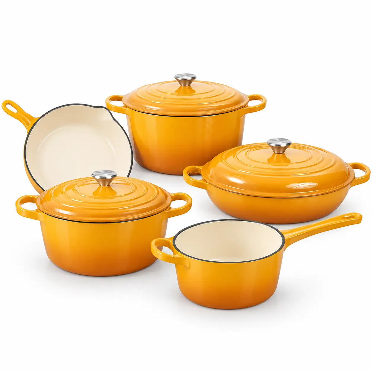 Gourmetific™ Cast Iron Cookware Set
