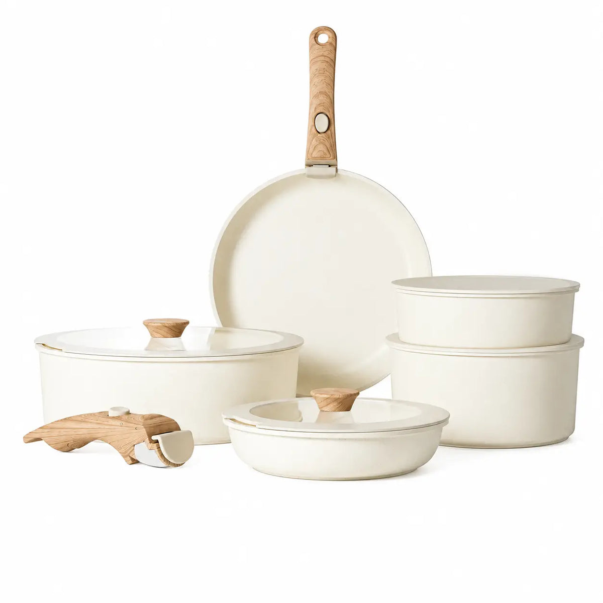 Gourmetific™ Cookware Set - Wooden Touch