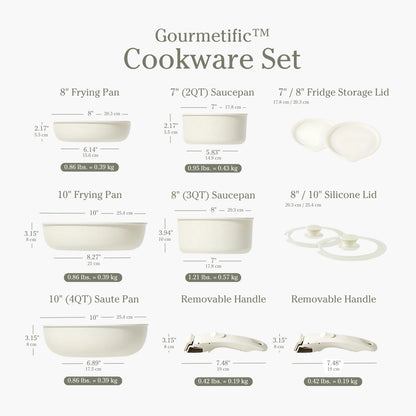 Gourmetific™ Cookware Set - Multicolor