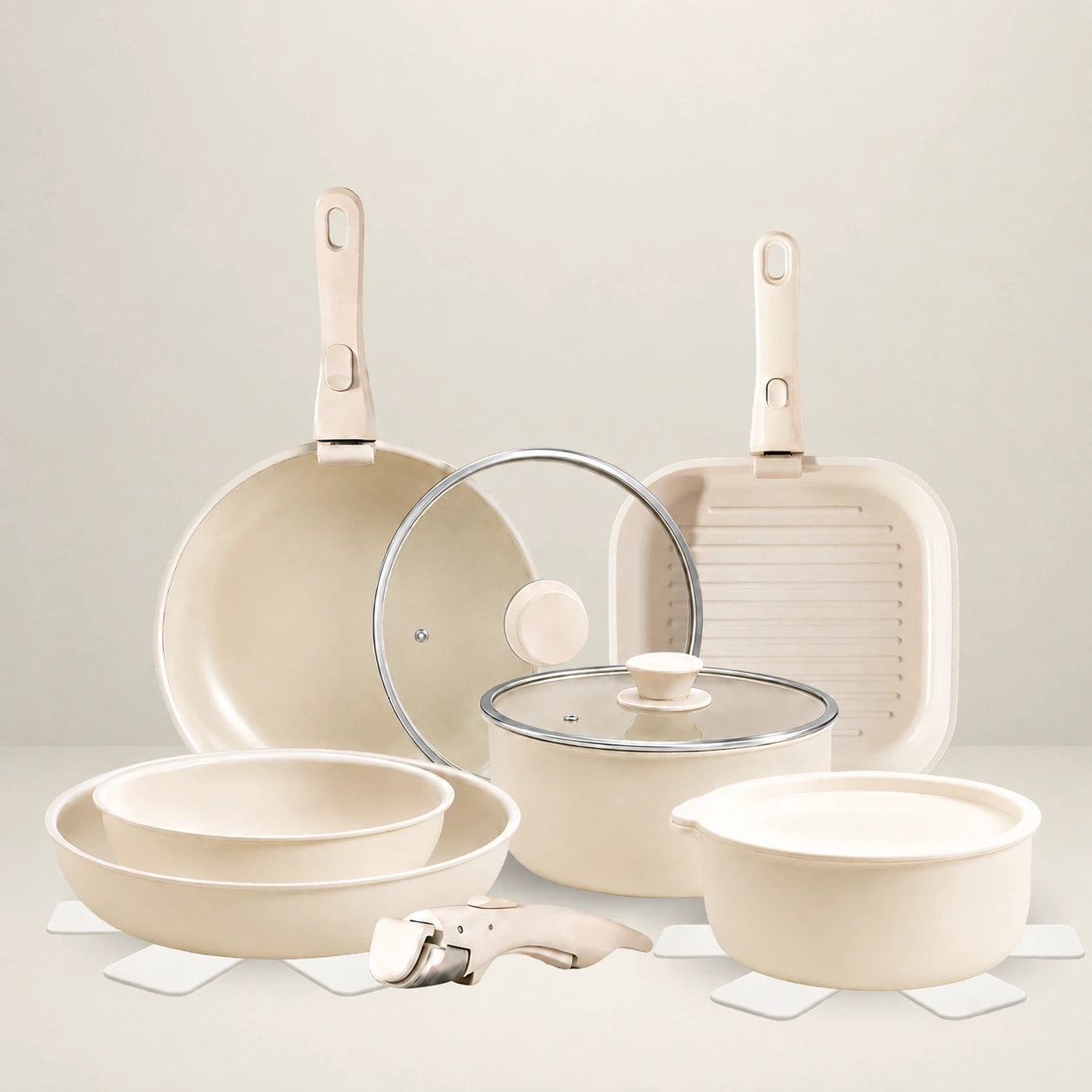 Gourmetific™ Silver Touch Cookware Set