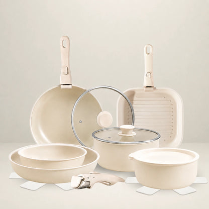 Gourmetific™ Silver Touch Cookware Set