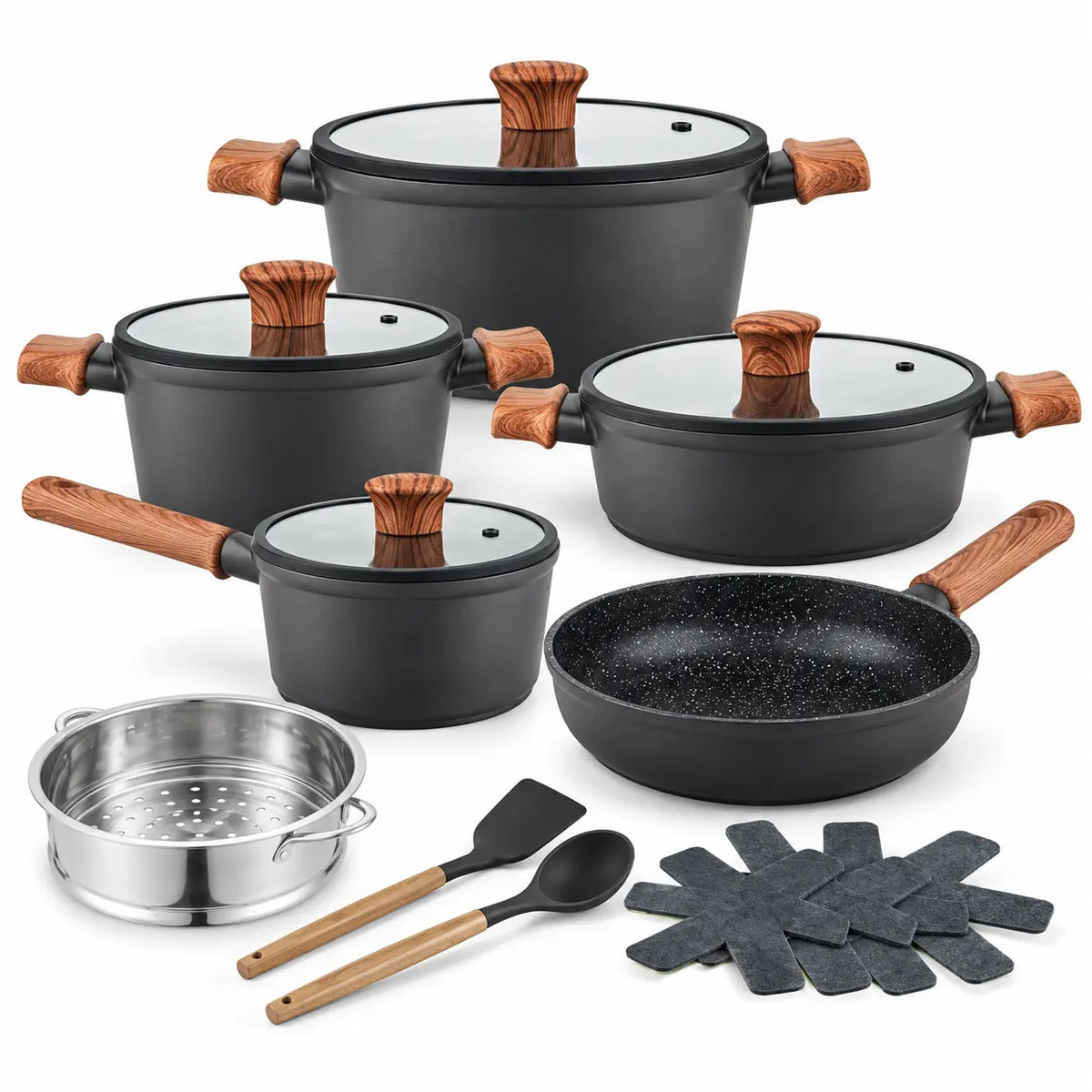 Gourmetific™ Nordic Cookware Set