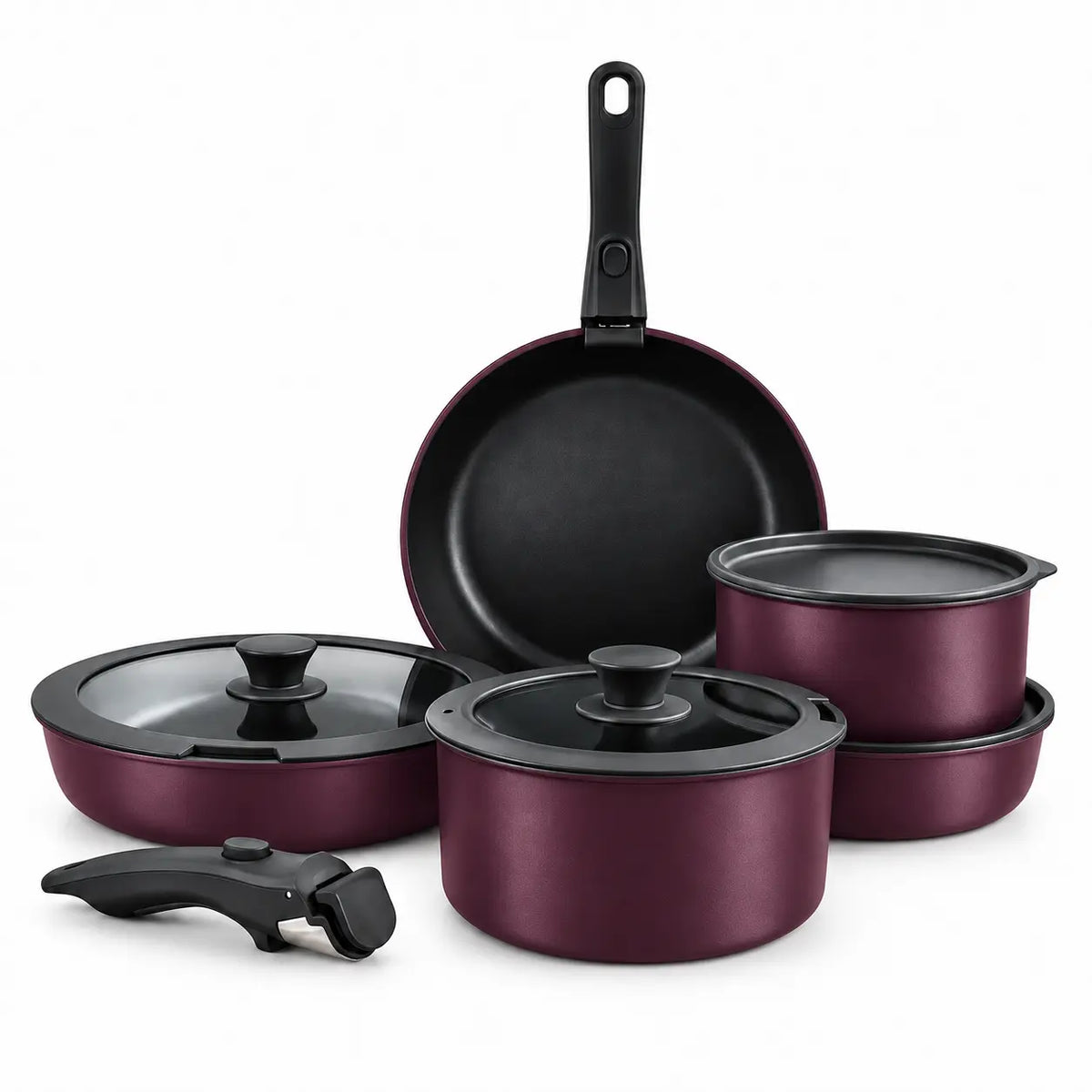 Gourmetific™ Cookware Set - Midnight Edition