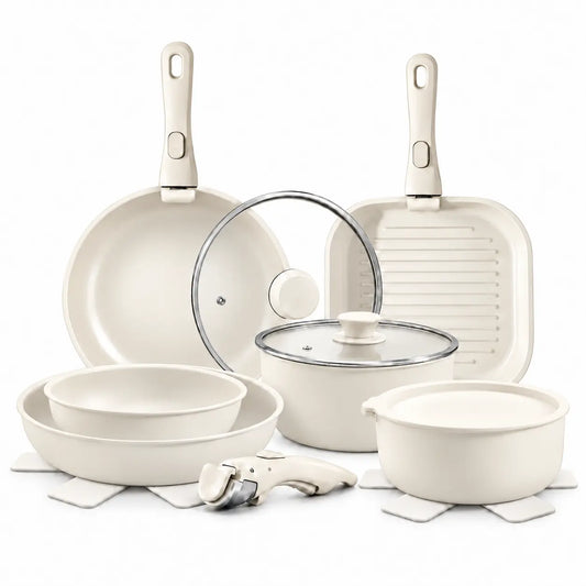 Gourmetific™ Cookware Set - Silver Touch
