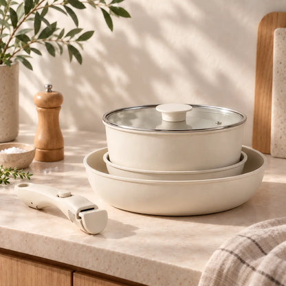 Gourmetific™ Cookware Set - Silver Touch