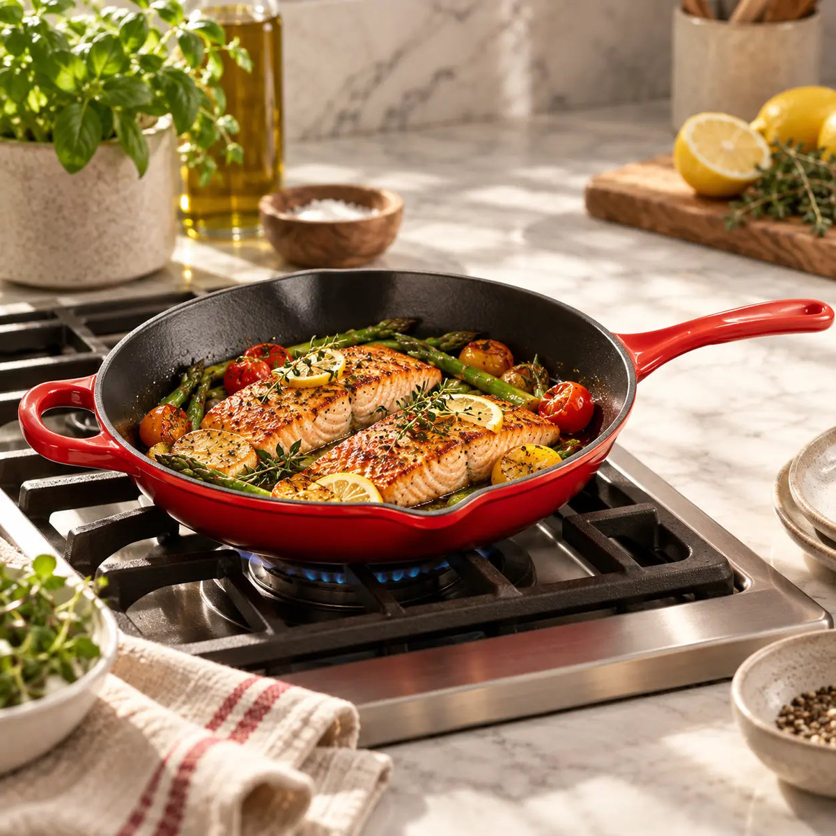 Gourmetific™ Cast Iron Daily Pan