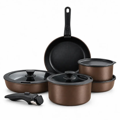 Gourmetific™ Cookware Set - Midnight Edition
