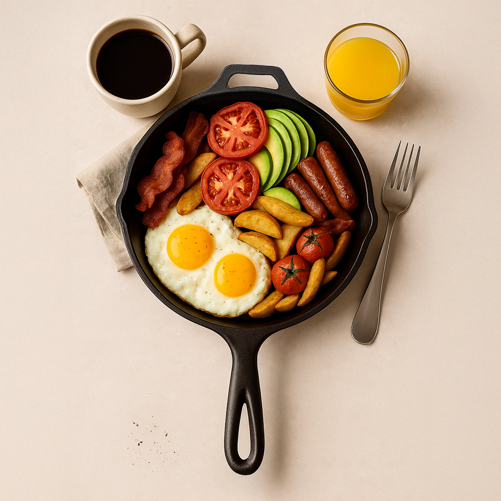 Gourmetific™ Cast Iron Skillet Set (5 Pieces)