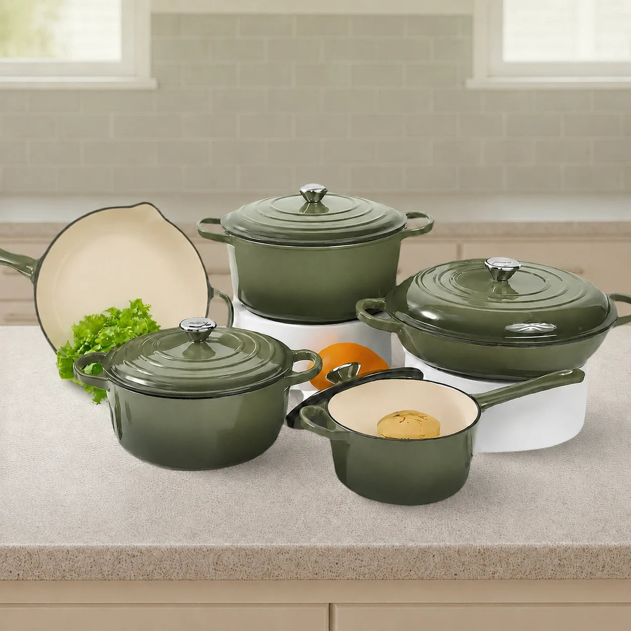 Gourmetific™ Cast Iron Cookware Set