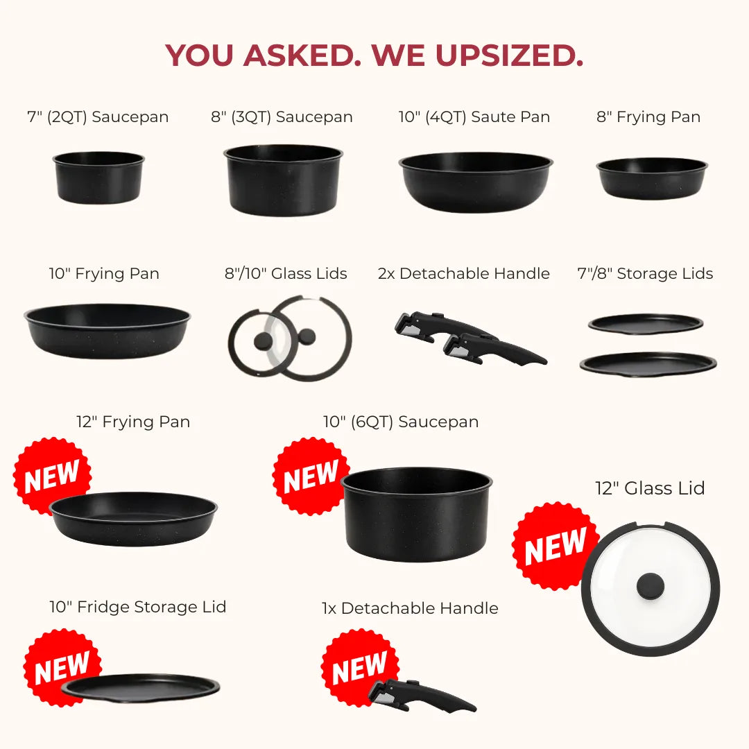 Gourmetific™ Cookware Set Plus