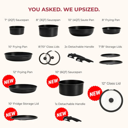 Gourmetific™ Cookware Set Plus