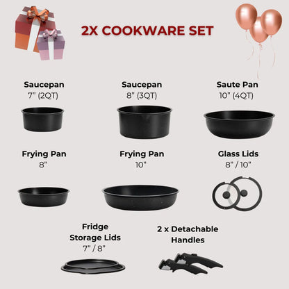 Gourmetific™ Mother’s Signature Cookware Set