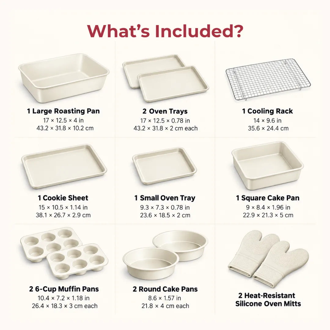 Gourmetific™ Nesting Bakeware Set