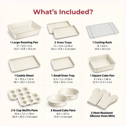 Gourmetific™ Nesting Bakeware Set